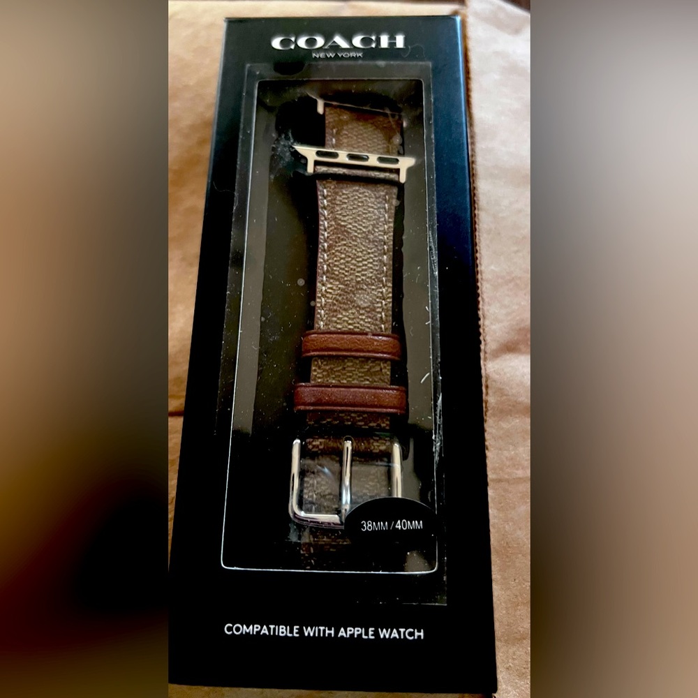 Coach Apple compatible Watch band